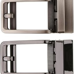 Men Alloy Ratchet Belt Automatic Slide Buckle Replacement Light gray black'|Clothing Shoes & Accessories | Mens Accessories | Belt Buckles'| Belt Buckles'|Belt Buckles'-image-52
