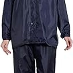 Women's Waterproof Reversible Raincoat with Pant (gen-w-005) (Blue)-29