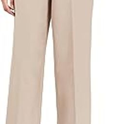 Women's 'Desk-to-Dinner' Wide Leg 4-Way Stretch Formal Trousers (Flexi-Waist | Easy Care)-image-18