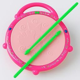 Flash Drum Toy with 2 Mallets for Kids | Multicolor 3D Lights | Dynamic Musical Instrument | Toy for Baby and Toddlers | Battery Operated Toy | for 2 3 4 5 6 Year Old Boys & Girls-image-62