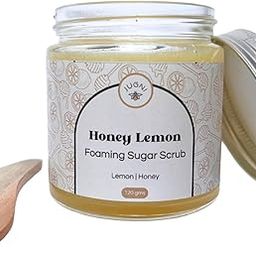 Jugni Honey Lemon Sugar Body Polish – Exfoliating, Hydrating & Cleansing -Plant-Based Scrub for Smooth, Glowing Skin – Ntural, Vegan, and Paraben-Free Skincare-image-16