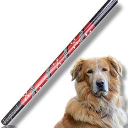 Vespearl Morning Wooden Walking Stick (23 Inch) Walking Stick for Dog Protection and Your Safety Stick (Red & Black)-image-21