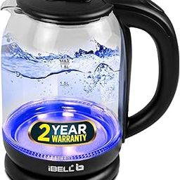 IBELL Gekc18Lplus Electric Kettle,Glass Kettle,1500 Watt,1.8 Ltrs,With Led Light,Tempered Glass,1500 Watts,1.8 Liter-picture-18