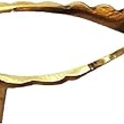 Rudram A & S Ventures Brass Pittal Pooja Shankh Stand (Medium, Gold) showpiece ,(pack of 1)-image-63