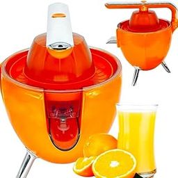 Zorzel Electric Power Citrus Juicer - 300W - 2 Cones, Large & Small Fruits, Automatic, Non-Slip Feet, Retro Style - Easy to Clean, Juicer Machine Maker for Lemon Grapefruits, Orange-picture-18