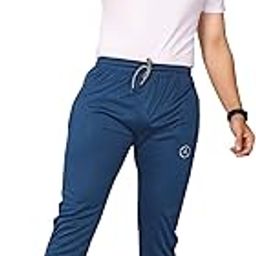 Men's Blend Regular Fit Track Pants - Comfortable Stretchable Activewear for Sports Running Gym and Casual Wear Blue-size XL-picture-17