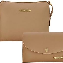 Women's Vegan Leather Iconic Sling Bag Set of 2 | Ladies Purse Handbag-image-43