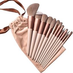 Beauty Premium Synthetic Bristle Professional Face And Eye Makeup Brushes Set With 13 Makeup Brushes | For Cream, Liquid And Powder Formulation (multicolor)-29