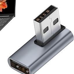 Tobo USB 3.1 90° Adapter USB A Male to Female Right Angle Coupler 10Gbps USB 3.1 Data Transfer Charging Converter Connector,for Power Bank Tablet Computer (TD-1074TC)-image-57