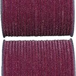 Velvet Bangles for Women & Girls | Function, Wedding, Party, Wear, Karwa Chauth Traditional Chudiyan | Velvet Metal Chudi for Ladies (Pack of 48)-image-23