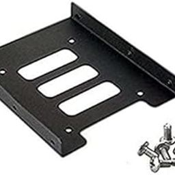 ikis 2.5" to 3.5" SSD HDD Metal Adapter Dock Case Caddy Mounting Bracket for Mounting Bracket Adapter Tray Kit Hard Disk Drive Holder Metal Mounting Bracket Adapter (Pack of 1)-8