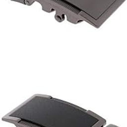 Club Bollywood® 2 Style Men's Automatic Slide Buckle Ratchet Belt Buckle for Belt Strap Gray|Clothing Shoes & Accessories | Mens Accessories | Belt Buckles-image-45
