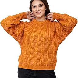 Women's Wool Casual Pullover Sweater-image-19
