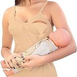 Owomaniyah Women's Maternity Breastfeeding Clip Down Nursing Camisole/Tank Top/Comfy Sleepwear-image-94