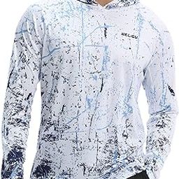 weligu Men's UPF 50+ Sun Protection Hoodie Shirt Long Sleeve SPF Fishing Outdoor UV Hiking Shirts Lightweight…-picture-21