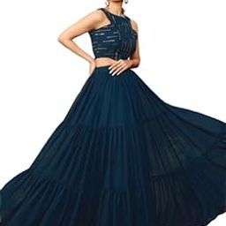 Malaika Stylish Embellished Top with Solid Skirt Elegant Mauve Designer Lehenga Set – A Perfect Blend of Tradition and Modern Glamour-image-4