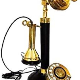 Vintage Collection Black & Brass landline telephone-picture-10