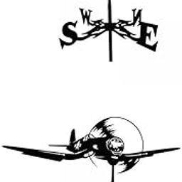 CALANDIS™ 2X Weather Vane Yard Wind Direction Indicator Kit Bracket Weathervane | Weathervanes | Garden D?©cor | Yard, Garden & Outdoor Living-image-11