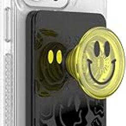 PopSockets Phone Wallet with Phone Grip & Expanding Kickstand, Phone Card Holder, Magnetic Ring for iPhone and Android Included, Wallet Compatible with MagSafe® -All Smiles-5