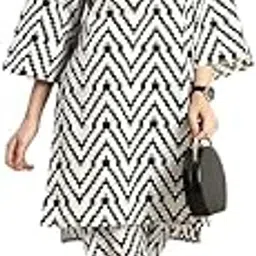 lookmark Women's Printed Cotton Blend Straight Kurta Pant Set - Elegant Ethnic Wear Ensemble for Modern Women, Perfect for Any Occasion-picture-44
