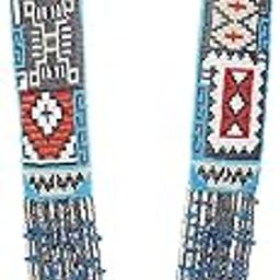 Beaded Necklace | Boho Gypsy Metal Alloy Crystal Tribal American style Necklace | Ukrainian Choker beaded seed-image-85