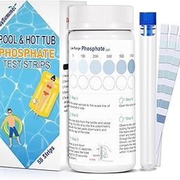 Phosphate Test Kit for Pool Hot-Tub: 50 PCS Water Phosphate Test Strips for Swimming Pool-image-63