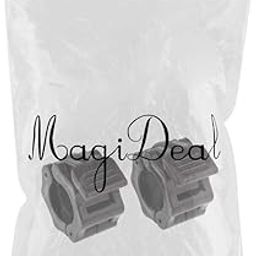 HEAVENGLOW 1 Pair Dumbbell Clamps Collars Barbell Lock Clip for Gym Fitness 30mm Black | Fitness Running & Yoga | Strength Training | Barbells & Attachments-image-9