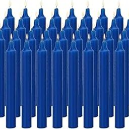 LAKSH Collection Stick Candles Meant for Healing, Chakras, Ritual Candles, Lighting, Home Decor || Burning Time 2 Hours Each [ Pack of 20 ] (Blue)-image-57
