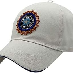 699_Brostin Self Design, Self Design, Printed Sports/Regular Cap Cap () White-46