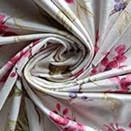IRA Furniture Floral Printed Velvet Cloth Material Natural Fabric Printed Soft Fabric Material for Sofa, Curtain, Cushion Cover, Chair and Craft Design (2 Meter)-image-64