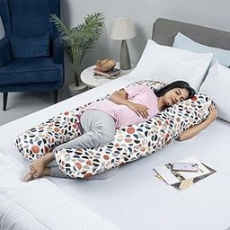 Wakefit Pregnancy Pillow | 3 Month Warranty | 100% Cotton U-Shape Maternity Pillow for Pregnant Mothers, Pillow for Pregnant Women with Breathable & No Heat Fabric | Bekky-image-70