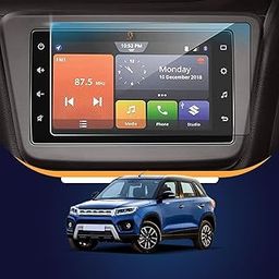 Screen Protector for Maruti Suzuki BREZZA 2022 VXI ZXI 7 INCH Infotainment System || Music Display Screen Guard || GPS Navigation Touch Screen Accessory [Not Tempered Glass] (7 Inch)-6