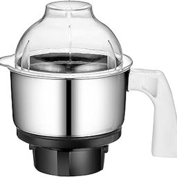 Preeti Mixer Grinder Compatible Jar 500Ml||Compatible With Preethi Steel, Titanium, Popular, Blue Leaf, Eco, Chef Pro &Many More||Dome Type Lid||4 Teeth High Nylon Coupler-8