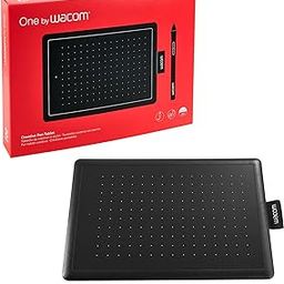 Wacom One by CTL-472-N Small Creative Pen Tablet, Red & Black-image-10