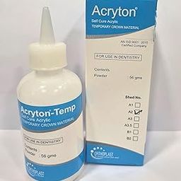 Dental Self Cure Acrylic Temporary Crown Material Powder Shed-No-A2-56gm-image-7
