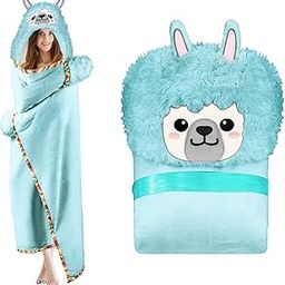 Penguin Wearable Hooded Blanket for Adults-image-12