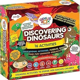Genius Box - Play some Learning Educational Toy for 5+ Year Age: Discovering Dinosaurs DIY, Activity Kit, Learning Kit, Educational Kit, STEM Toy 16 Activity Kit-23
