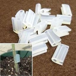 SVE Grafting Clip 2.5MM for Plant Fruit & Vegetable, Silicon Tube for Grafting White Colour Pack of (10)-30