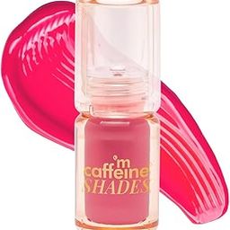 mCaffeine Shades Lip & Cheek Glow Tint | Multipurpose & Blendable | Longlasting Dewy Finish | Hydrating & Nourishing | Highly Pigmented Gel Formula | Lipstick | Blush for Women - Shade: Tulip | 3 ml-1