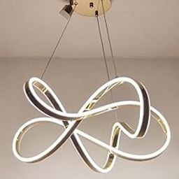 CREZYSKY Modern Double LED Pendant Light Lamp | Warm White Hanging Ceiling Pendant Light, Elegant Finish for Home, Living Spaces, Living Room Ceiling Light (12)-image-66