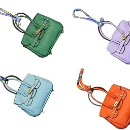 ecomistiq 5xCar Key Case Lipstick Bag Cute for Women Girls Portable Mini Handbag Pendant Green|Clothing, Shoes & Accessories | Womens Accessories | Key Chains, Rings & Finders-picture-21