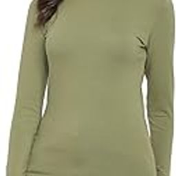 Fitted Mock Neck Coral Full Sleeve Top-picture-50