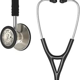 ELKO EL-250 DEXA III Ti Titanium dual head acoustic stethoscope | Adult & Pediatric Stethoscope with Double-sided Natural Titanium Chestpiece | Two-Way PVC Tubing | Doctors & Medical Students (BLACK)-image-63