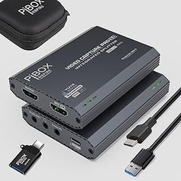 PiBox India 4K HDMI Video Capture Card Device PRO for Streaming, Full HD 1080P 60FPS, 4K USB3.0 HDMI to USBC, Mic, Audio in Out, 1080P60 Gaming Live Streaming-23