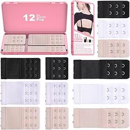 Comfortable Bra Extender, Soft and Elastic Bra Closure Extension with Storage Case for all Common Bra Models-picture-35