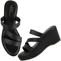 Stylish Fashionable Casual Wedges Heel Sandal For Women's And Girl's-picture-32