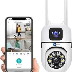 Maizic Smarthome 5+5 MP CCTV Camera 360? Security WiFi Camera, Pan & Tilt, Color Night Vision 20M, Human Detection, Smart Motion Tracking, 2-Way Talk (PS-ZQ5T-VPE3)-14
