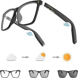 AIRMARS Smart Glasses for Men and Women with Speaker/Bluetooth Sunglasses with Photochromi/Blue Light Filter&Polarized Lenses,Smart Sunglasses Bluetooth 5.4 Support Voice Assistant/Android/Mac/PC-picture-4