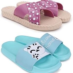 Combo Pack of 2 Slipper/Flip Flops/Slides/Clogs/Sandals for Women (Jute Vs Welcome)-image-54