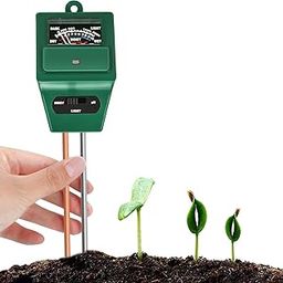 MBKOH Solar Ph Meter for Soil Testing - New 3 in 1 Soil Moisture Sensor | Soil Ph Meter for Agriculture & Solar Light Meter | Moisture Meter for Plants Also Acidity Tester | No Battery Needed (SQUARE)-27